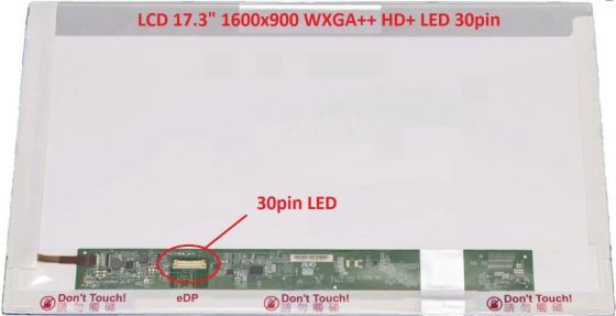 Asus X751N display displej LCD 17.3" WXGA++ HD+ 1600X900 LED