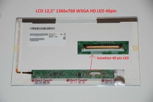 B125XW02 V.0 LCD 12.5" 1366x768 WXGA HD LED 40pin display displej | matný povrch, lesklý povrch