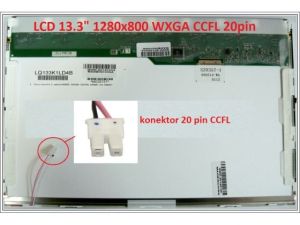 B133EW01 LCD 13.3" 1280x800 WXGA CCFL 20pin display displej | matný povrch, lesklý povrch