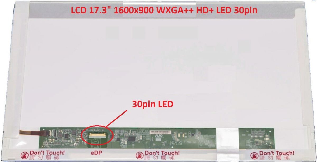 Toshiba Satellite S70-B display displej LCD 17.3" WXGA++ HD+ 1600x900 LED