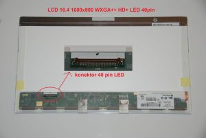 LP164WD2(TL)(A1) LCD 16.4" 1600x900 WXGA++ HD+ LED 40pin display displej | matný povrch, lesklý povrch
