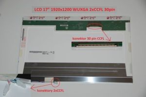 B170UW02 LCD 17" 1920x1200 WUXGA 2xCCFL 30pin display displej | matný povrch, lesklý povrch